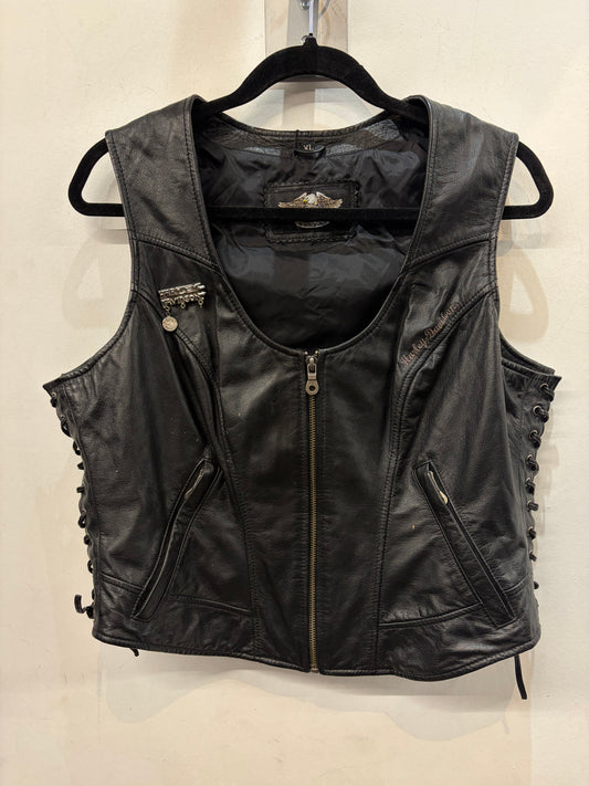 HARLEY DAVIDSON Fashion Leather VEST, XL