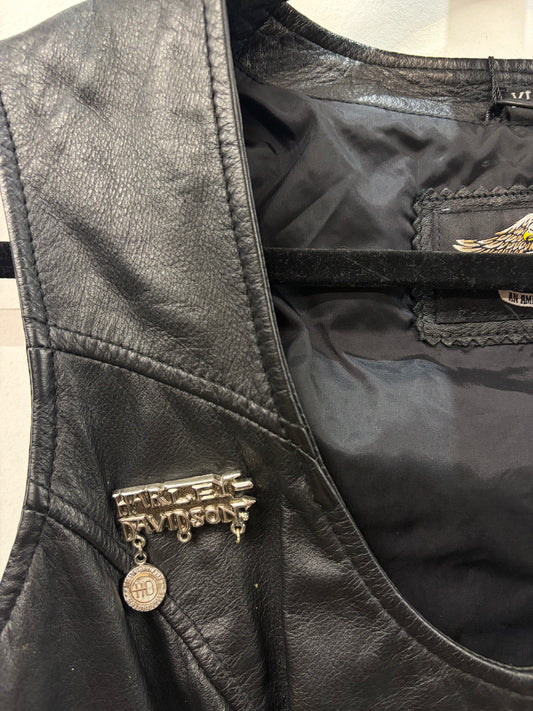 HARLEY DAVIDSON Fashion Leather VEST, XL