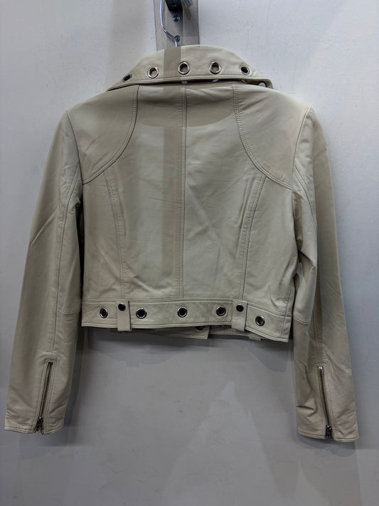 ZAIDI Fashion Rocker Leather JACKET, MED