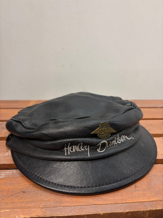 HARLEY DAVIDSON Vintage Hat Leather ACCESSORY
