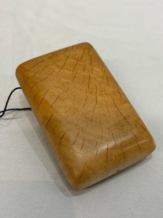 MARC CHENOLL DESIGN Belt Buckle Wood ACCESSORY, MED