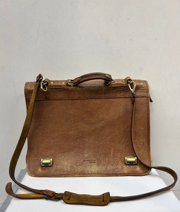BEHPOOSHANLEATHERS Vintage Messenger Laptop Leather ACCESSORY
