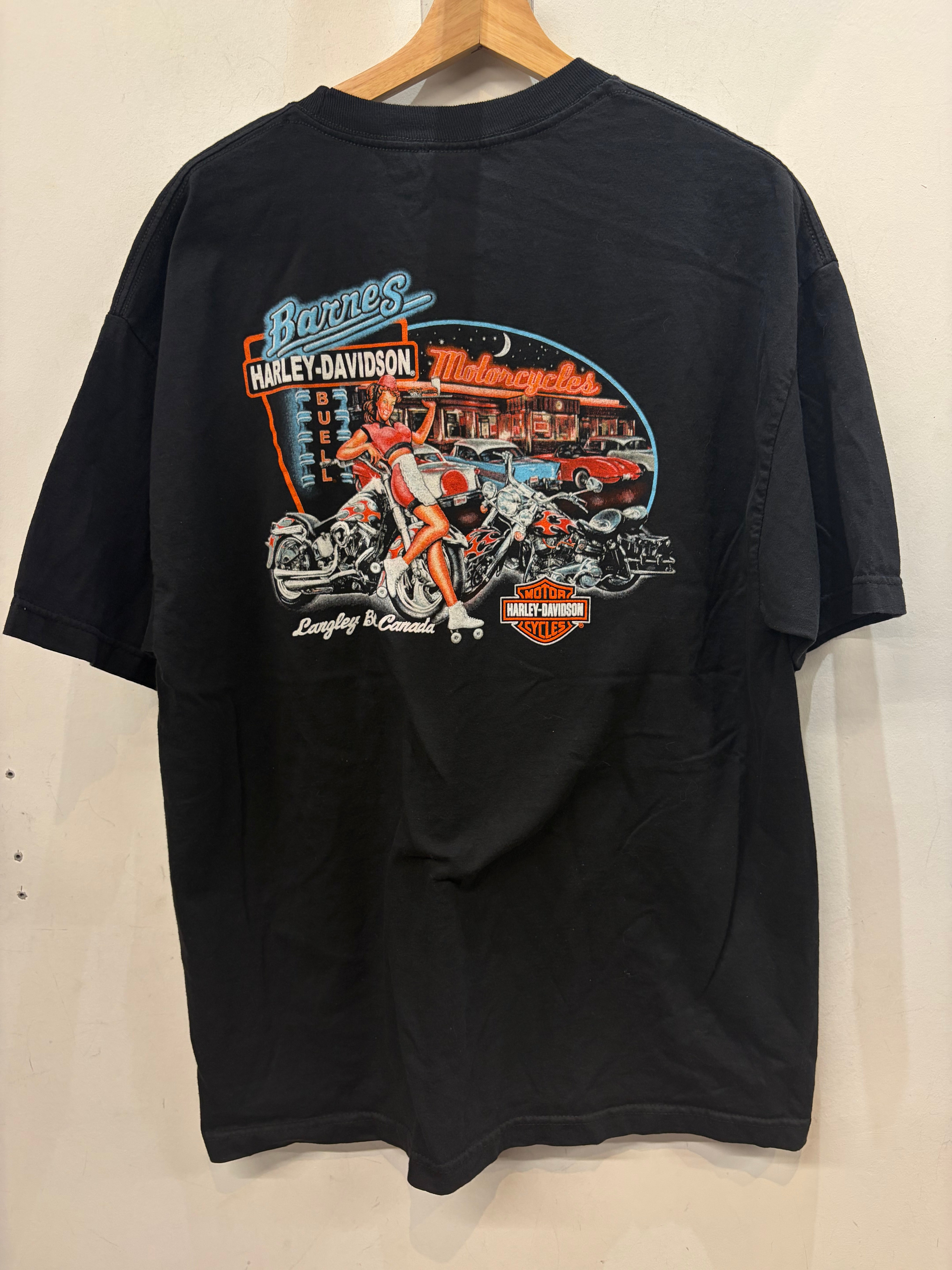 Harley-Davidson Ｔシャツ HARLEY DAVIDSON T Shirt Textile SHIRT, XL – Re-Rides Moto Gear