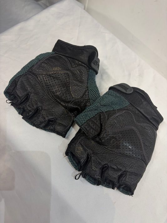 HARLEY DAVIDSON Fingerless Armored Mesh Textile GLOVES, 3XL