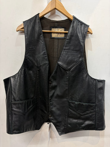 GENUINE LEATHER Fashion Leather VEST, XXL