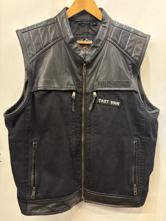 HARLEY DAVIDSON Touring Mixed Material VEST, XXL