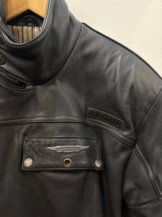 FIELDSHEER Biker Classic Leather JACKET, MED