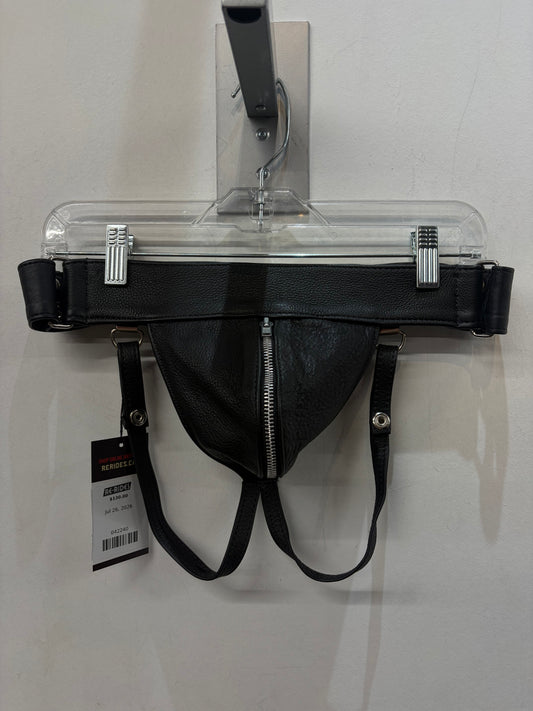 MACK'S LEATHERS Jock w/ Zipper Front Leather FETISH, SM/MD