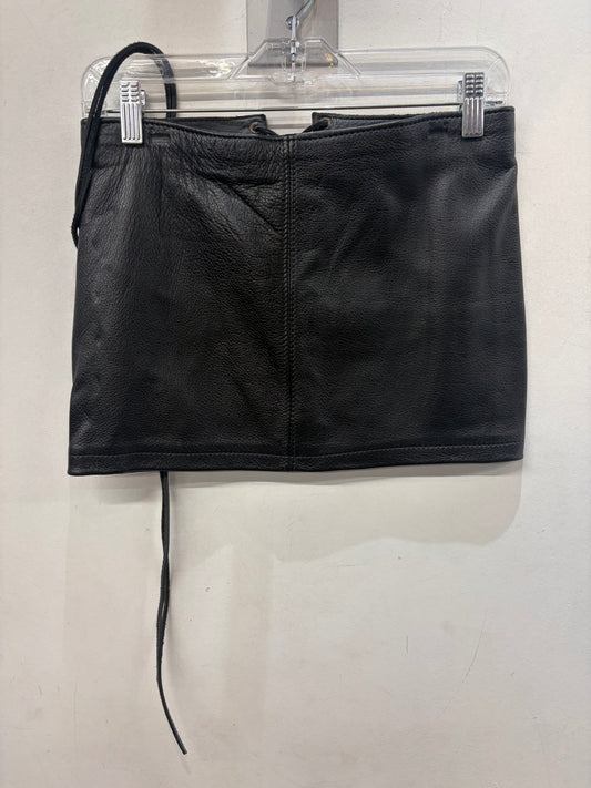 MACK'S LEATHERS FETISH Leather SKIRT, MED