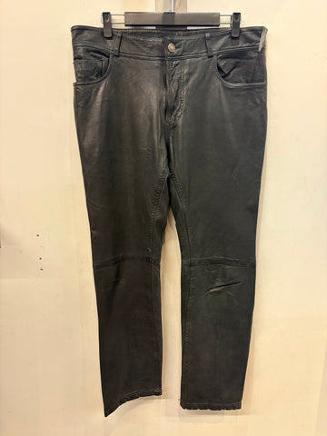GRAND PRIX ORIGINAL Fashion Leather PANTS, 36