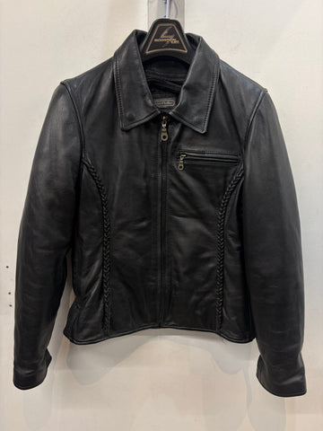 BOUTIQUE OF LEATHERS Biker Classic Leather JACKET, LRG