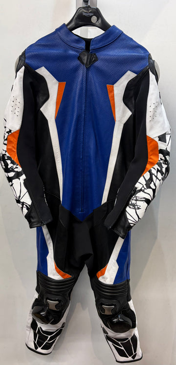 RUBBER SIDE DOWN One Piece Leather RACE SUIT, 4XL