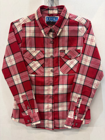 DIXXON Short Sleeve Button Up Textile SHIRT, SM
