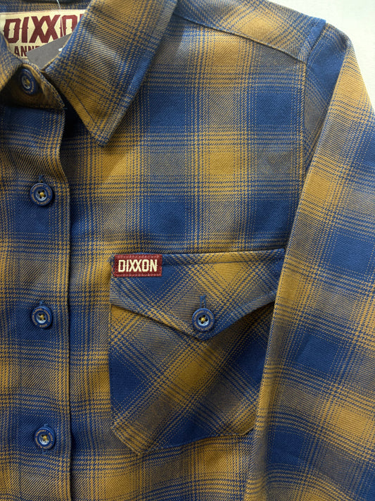 DIXXON Longsleeve Button Up Textile SHIRT, SM
