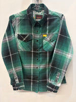 DIXXON Longsleeve Button Up Textile SHIRT, SM