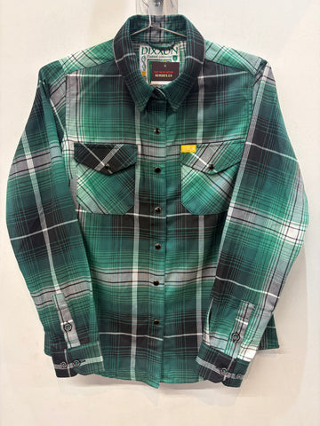 DIXXON Longsleeve Button Up Textile SHIRT, SM