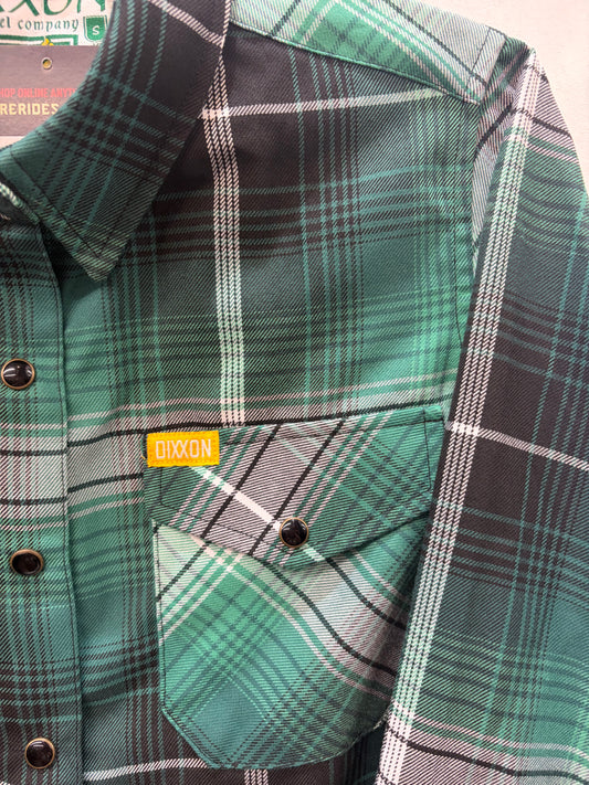 DIXXON Longsleeve Button Up Textile SHIRT, SM