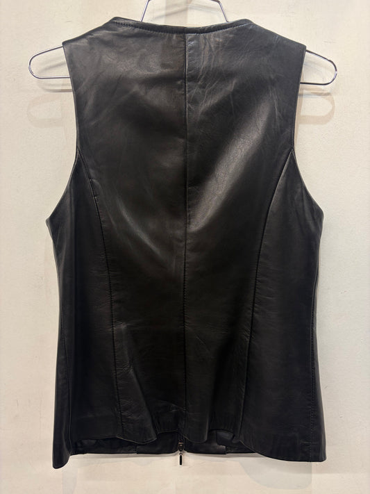 DANIER Fashion Leather VEST, XS