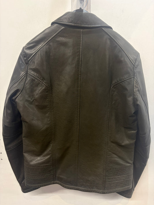 HUGO BOSS Lanster Leather JACKET, MED