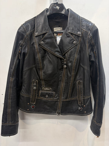 HARLEY DAVIDSON Fashion Leather JACKET, MED