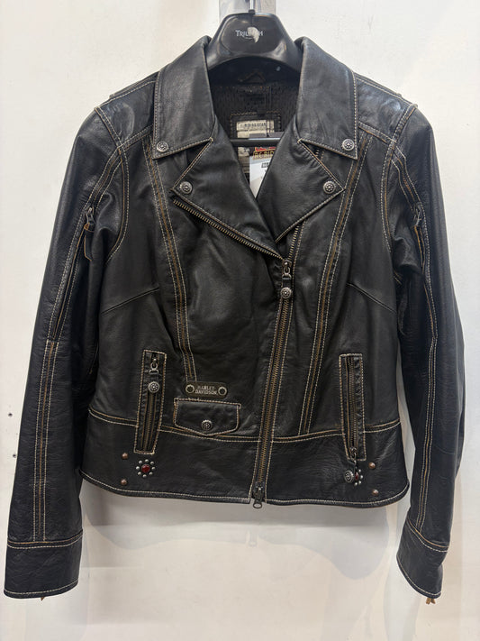 HARLEY DAVIDSON Fashion Leather JACKET, MED