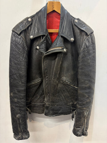 UNBRANDED Euro Biker Leather JACKET, LRG
