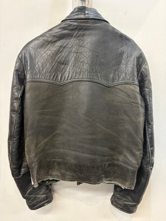 UNBRANDED Euro Biker Leather JACKET, LRG