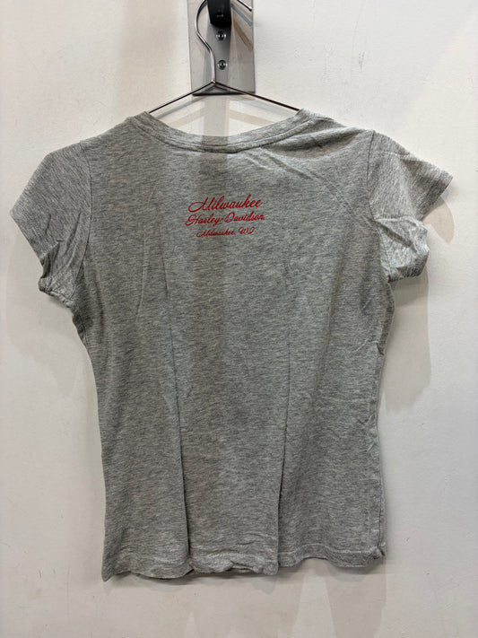 HARLEY DAVIDSON V Neck Textile SHIRT, MED