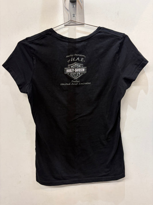 HARLEY DAVIDSON V Neck Textile SHIRT, MED