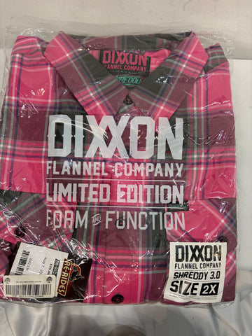 DIXXON Longsleeve Button Up Textile SHIRT, XXL