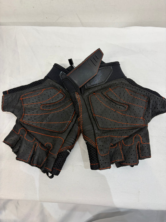 HARLEY DAVIDSON Fingerless Riding Mixed Material GLOVES, XL