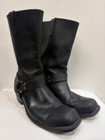 UNBRANDED Vintage Harness Boots Leather FOOTWEAR, 44