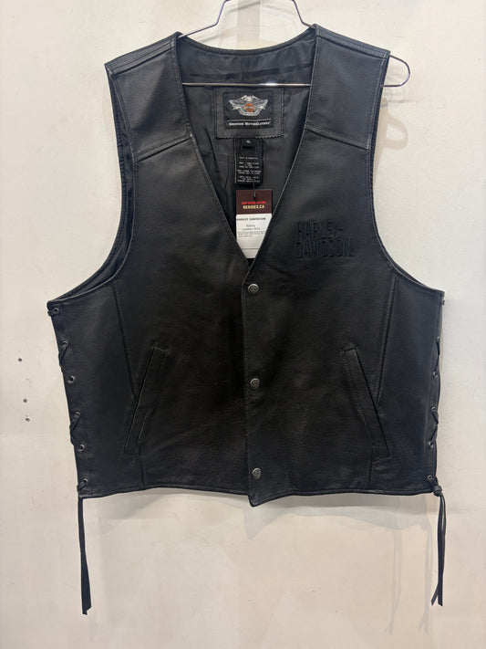 HARLEY DAVIDSON Riding Leather VEST, XL