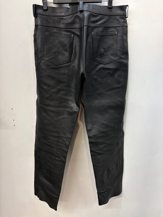 Real Leather Riding Leather PANTS, 36