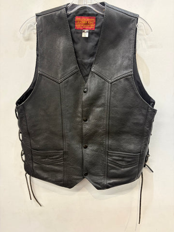 LEATHER KING Fashion Leather VEST, MED