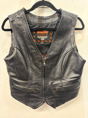 Interstate Leather  Leather VEST, LRG