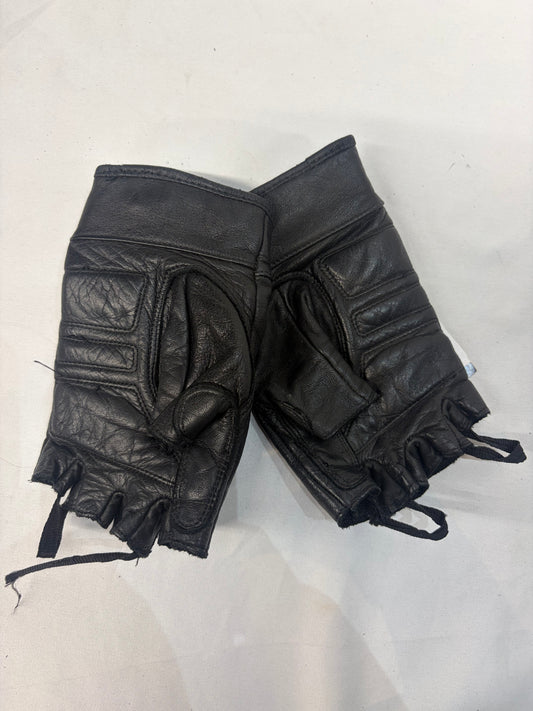 HARLEY DAVIDSON Fingerless Leather GLOVES, XS
