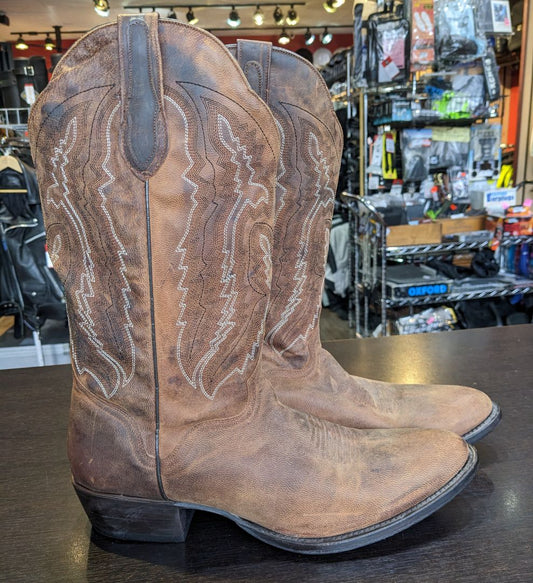 J.B. DILLON Western Leather FOOTWEAR, 44.5