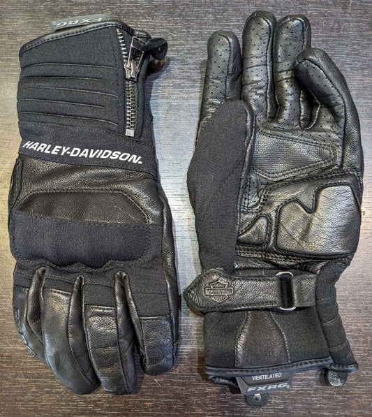 HARLEY DAVIDSON FXRG Dual-Chamber Mix Materl GLOVES, SM