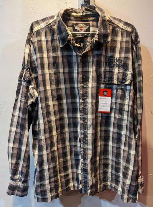 HARLEY DAVIDSON Button-Up Textile SHIRT, XL