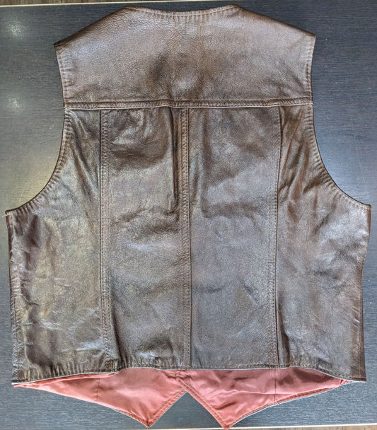 REGENCY Gambler Leather VEST, MED