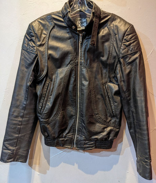 LEATHER RANCH Bomber Leather JACKET, SM