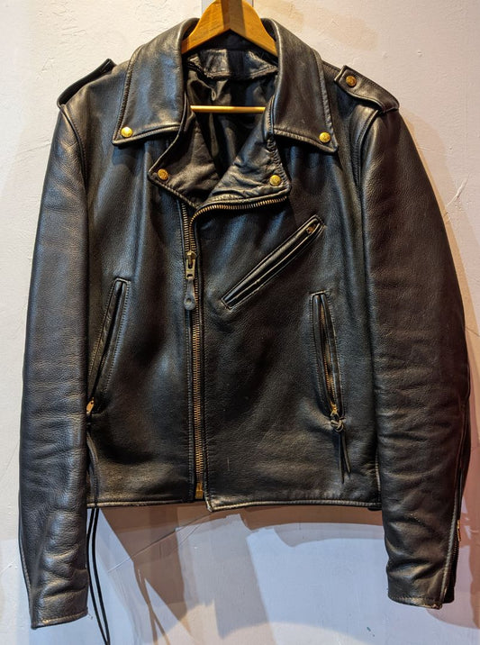 BRANDED GARMENTS Biker Classic Leather JACKET, LRG