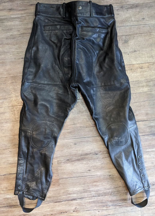 SCHUH Riding Leather PANTS, 34