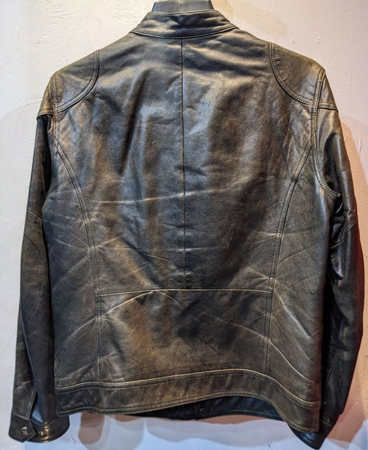 BANANA REPUBLIC Fashion Moto Leather JACKET, MED
