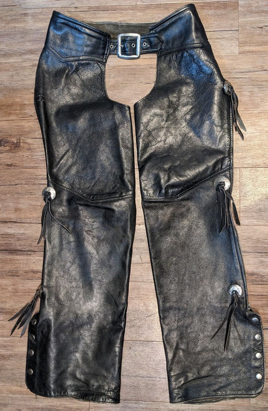 BRISTOL Western Biker Leather CHAPS, 22