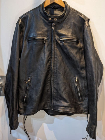 BOUTIQUE OF LEATHERS Cafe Racer Leather JACKET, LRG