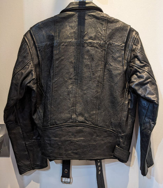 UNBRANDED Biker Classic Leather JACKET, SM