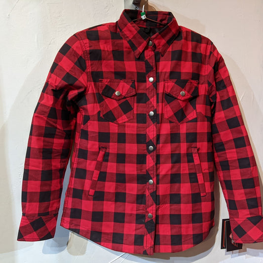 UNIK Plaid Flannel RIDING Shirts, Abrasion-Resistant Fabric plus armor |  Women's Fit | NEW  Jackets-Riding-Shirts, XXL
