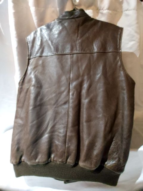ROOTS Vintage Fashion Leather VEST, XXL